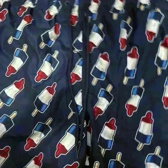 Men's Bomb Pop Theme Swim Trunks Size L/G (36-38) - Picture 2 of 7